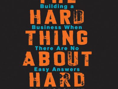 Prabjeet Singh Anand - The Hard Thing About Hard Things